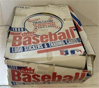 (J) 1988 Fleer Rack Packs Baseball 20 packs Wax