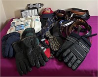 Belts, Hats, Ties, Snow Gloves ++