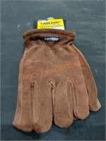 Tough Working Gloves Size X Large Brown