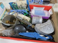 BOX OF MISC FISHING SUPPLIES