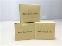 3 Bark stop collars rainproof. NIB. Rechargeable.