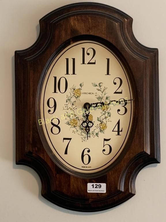 Wooden Verichron Wall Clock