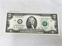 2009 U.S. $2 Dollar Bill