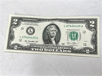 2013 U.S. $2 Dollar Bill