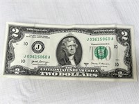 2017 U.S. $2 Dollar Bill