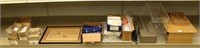 shelf lot to include Dahle paper cutter,