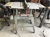 Craftsman 10 inch table saw with 2.7hp max.