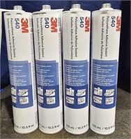 4 Tubes 3M 540  Polyurethane Adhesive Sealant