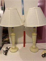 Matching pair of table lamps