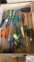 Assorted Phillips screwdrivers and nutdrivers