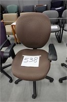 1 Brown Rolling Office Chair