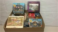 Box Of 18 Jigsaw Puzzles