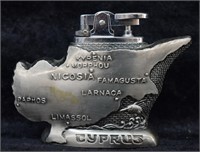 Vintage Souvenir Cyprus Table Lighter