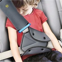 Seat Belt Adjuster and Seatbelt Pillow for Kids Tr