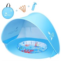 Baby Beach Tent with Pool, UPF50+ Pop Up Shade Ten
