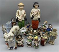 17pc Occupied Japan Figurine Lot
