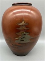 Brass Asian Theme Vased