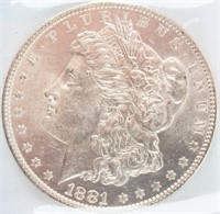 Coin 1881-O Morgan Silver Dollar Uncirculated