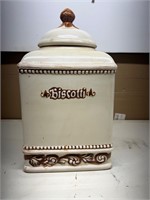 BISCOTTIE CANNISTER 12" TALL
