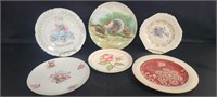 Various fancy plates