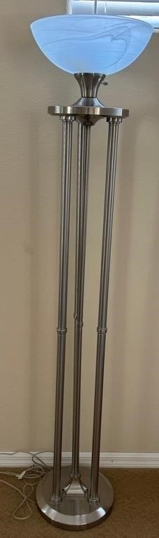 11 - TORCH STYLE FLOOR LAMP 70"T