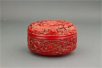 Chinese Ming Red Lacquer Box