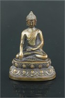 19th Century Chinese Bronze Buddha Figure NR