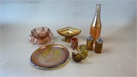 Assorted Carnival & other glass