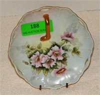 Hand painted flower tray by Mabel 1964
