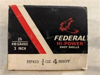 Box Federal 410 ga 3" 45 Shot