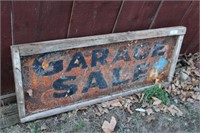 Vintage enamel sign