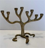 Tree of Life Menorah 5” tall