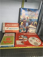 4 Vintage games Password. Pythagoras. Piraten