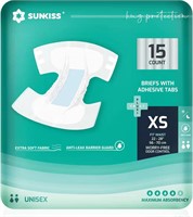 NEW (XS) Adult Diapers Pack of 15