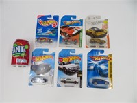 6 voitures hot wheels die cast