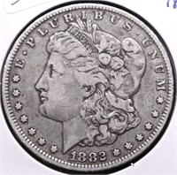 1882 O MORGAN DOLLAR VF