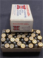 50 Rds. Winchester 38 Short Colt Cartridges