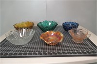 Glass Bowls - Carnival, Depression, etc