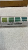 New test strips.  Nine packages