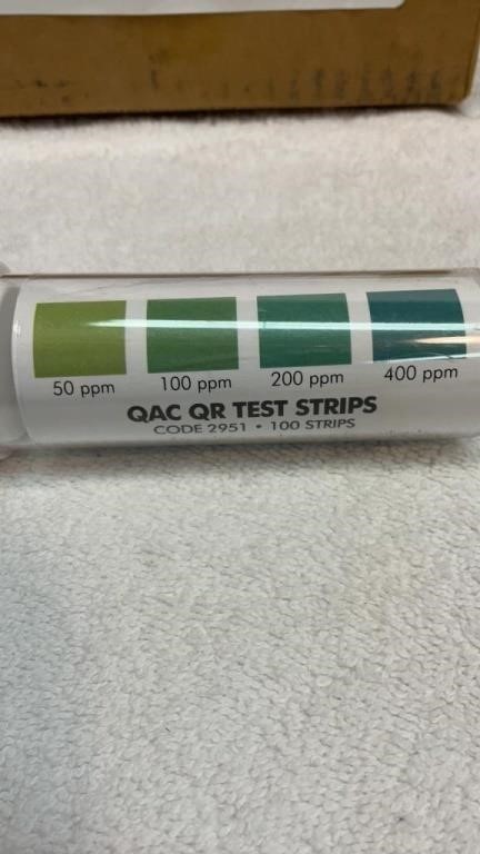 New test strips.  Nine packages