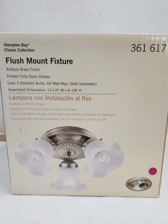 Hampton Bay Flush Mount Fixture