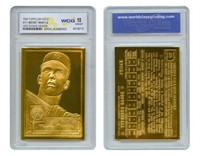 23K Gold Topps Mickey Mantle Rookie Card