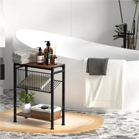 Small Side Table for Small Space, 3-Tier Narrow