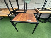5 Timber Top Restaurant Tables Approx 600 x 900mm