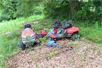 Three Lawn Mowers for Parts / Scrap
