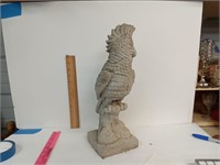 Concrete Parrot 18in tall