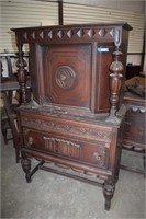 Antique Ornate China Cabinet
