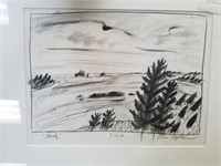 ORIGINAL PENCIL ON PAPER "STUDY" BY ERIC HOPKINS