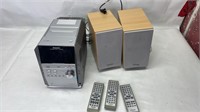 Panasonic radio and cassette and CD player with