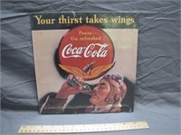 Retro Styled Metal Coca-Cola Sign